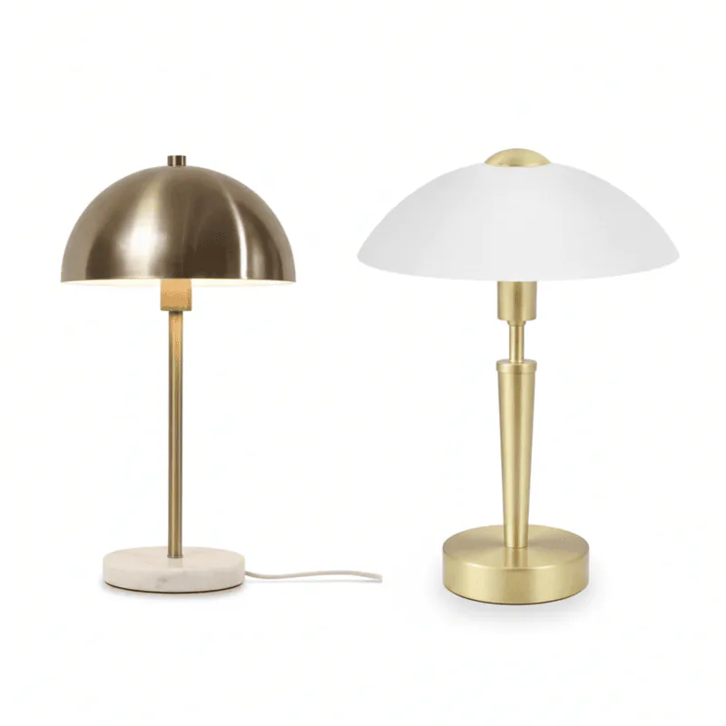 Guld bordlamper