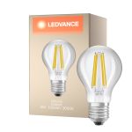Ledvance Classic LED E27 Pære filament klar 5W 1055lm - 830 - varm hvid | erstatter 75W