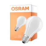 Osram Classic LED E27 Pære Filament Matt 5.7W 1055lm - 827 Ekstra Varm Hvid | Dæmpbar - Erstatter 75W