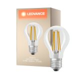 Ledvance Classic LED E27 Pære Filament Klar 5.9W 806lm - 827 Ekstra Varm Hvid | Dæmpbar - Erstatter 60W