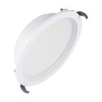 Ledvance LED Downlight Comfort Opal Aluminium Hvid 30W 3600lm 180D - 930-940 CCT | 215mm - Udsnit 200mm - IP44 - Bedste Farvegengivelse - Zigbee Dæmpbar 