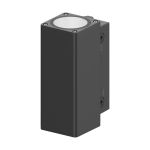 Ledvance Vægbelysning Urban Vario Aluminium Sort Up & Down 27W 2700lm - 830-840 CCT | IP65 - Dali Dæmpbar