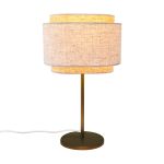 DFTP by Nordlux Takai Bordlampe Beige | Egnet til E27