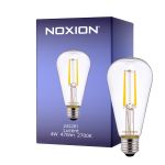 Noxion Lucent LED E27 Pære filament klar 4W 470lm - 827 ekstra varm hvid | erstatter 40W