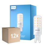 Fordelspakke 12x Philips CorePro LED Capsule G9 Matt 4W 480lm - 827 Ekstra Varm Hvid | Dæmpbar - Erstatter 40W