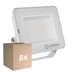 Fordelspakke 8x Ledvance LED projektør Kompakt Hvid 50W 4500lm 100D - 830 varm hvid | IP65 - symmetrisk 