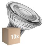 Fordelspakke 10x Ledvance LED Spot GU10 PAR16 8W 750lm 36D - 827 Ekstra Varm Hvid | Dæmpbar - Erstatter 100W