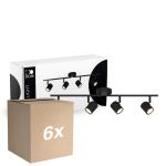 Fordelspakke 6x D'Lite Loftlampe Trop Sandet Sort| Egnet Til 4x GU10