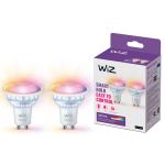 Dobbeltpakke 2x WiZ Smart LED Spot GU10 PAR16 5W 400lm 36D | Bedste Farvegengivelse - Dæmpbar - Erstatter 50W