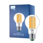 Philips MASTER LED Pære Ultra Efficient E27 Pære klar 7.3W 1535lm - 827 ekstra varm hvid | erstatter 100W