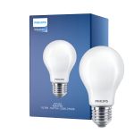 Philips Master LED E27 Pære Filament Matt 10.5W 1521lm - 922-927 Dim To Warm | Bedste Farvegengivelse - Dæmpbar - Erstatter 100W