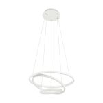 Eglo Pendel Lampe Lobinero-Z Aluminium Stål Hvid 40W 6100lm - 830-865 Justerbar Hvid | IP20 - Zigbee Dæmpbar
