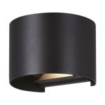 Eglo Vægbelysning Calpino 3 Aluminium Sort Up & Down 2W 420lm - 830 Varm Hvid | IP54