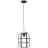 Brilliant Gwen Pendel Lampe Metal Træ Sort | 250mm - Egnet til 1x E27