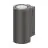 Ledvance Vægbelysning Urban Vario Aluminium Grå Up & Down 27W 2700lm - 830-840 CCT | IP65 - Dali Dæmpbar