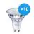 Fordelspakke 10x Philips Corepro LED Spot GU10 PAR16 3W 240lm 36D - 840 kold hvid | dæmpbar - erstatter 35W