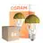 Fordelspakke 6x Osram Classic LED E27 Pære Filament Mirror Guld 4W 400lm - 827 Ekstra Varm Hvid | Erstatter 35W