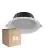 Fordelspakke 6x Noxion LED Downlight Hera Medium Forsænket Hvid 9W 900lm 80D - 827-830-840 CCT | 146mm - Udsnit 120mm