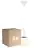 Fordelspakke 6x Nordlux Café Pendel Lampe Glas Hvid | Egnet til E27