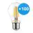 Fordelspakke 100x Noxion Lucent LED E27 Pære filament klar 4.5W 470lm - 822-827 Dim To Warm | dæmpbar - erstatter 40W