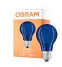 Osram LED Star Classic Decor E27 Pære Filament Matt 2.5W 10lm - Blue | Erstatter 4W