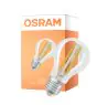 Osram Classic LED E27 Pære Filament Klar 2.2W 470lm Ultra Efficiency - 840 Kold Hvid | Erstatter 40W