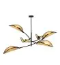 Emibig Loftlampe Lotus Stål Sort | Egnet til 6x E14 - Max 10W