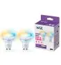 Dobbeltpakke 2x WiZ Smart LED Spot GU10 PAR16 5W 400lm 36D | Bedste Farvegengivelse - Dæmpbar - Erstatter 50W