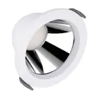 Ledvance LED Downlight Comfort Aluminium Hvid 13W 1430lm 55D - 930-940 CCT | 116mm - Udsnit 100mm - IP44 - Bedste Farvegengivelse - UGR