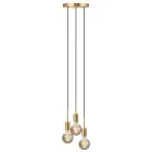Nordlux Paco Pendel Lampe Metal 3-Spot Messing | Egnet til 3x E27