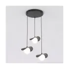 Emibig Pendel Lampe Ritual Stål Sort | Egnet til 3x G9 - Max 8W