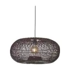 Good&Mojo Pendel Lampe Arizona Rattan Burgundy L | Egnet til 1x E27 