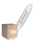 Fordelspakke 10x Ledvance LED Lysrør T5 AC Mains P Mains (AC) High Output 11W 1700lm - 865 Dagslys | 55cm - Erstatter 24W