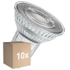 Fordelspakke 10x Ledvance LED Spot GU10 PAR16 2.4W 230lm 36D - 940 Kold Hvid | Bedste Farvegengivelse - Dæmpbar - Erstatter 35W