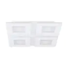 Eglo Loftlampe Padrogia-Z Stål Hvid 9.7W 1170lm - 827-865 Justerbar Hvid + RGB | IP20 - Zigbee Dæmpbar